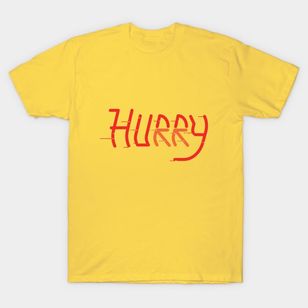 Hurry with up arrow! T-Shirt by Samefamilia